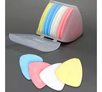 Lot de 10/20 crayons à craie effaçables triangulaires vibrants, outils spéciaux de couture de vêtements, accessoires de poudre à dessin de couture, marquage - Parfait pour la couture, la broderie, le
