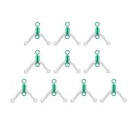 Lot de 10/20 dispositifs de contacteur pour double hameçon - Émerillons de bifurcation - Anti-enchevêtrement - Ligne de pêche - Anneaux de bifurcation - Dispositif de contacteur pour double crochet