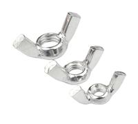 Lot de 10/20 écrous papillon en acier inoxydable zingué, M3, M4, M5, M6, M8, M10, à serrage manuel(M4-20pcs)