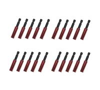 Lot de 10/20 embouts d'extension de tournevis de 60 mm avec tige de 6,35 mm pour porte-embout d'écrou