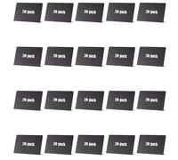Lot de 10/20 petits tableaux noirs avec stylo, étiquettes alimentaires, panneaux inscriptibles pour mariage, anniversaire