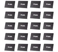 Lot de 10/20 petits tableaux noirs avec stylo, étiquettes alimentaires, panneaux inscriptibles pour mariage, anniversaire
