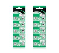 Lot de 10/20 piles bouton alcalines AG1 LR621 longue durée pour appareils à faible consommation d'énergie tels que jouets et télécommandes