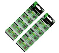 Lot de 10/20 piles bouton alcalines AG10 LR1130 1,55 V pour télécommandes et petits gadgets