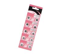Lot de 10/20 piles bouton alcalines AG5 LR754 en métal de taille compacte AG5 LR754 pour voyage et utilisation quotidienne