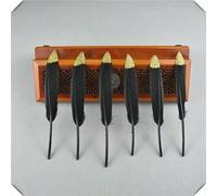 Lot de 10/20 plumes de canard naturelles teintées en or, pour l'artisanat, la décoration, la fabrication de bijoux, les attrape-rêves, 10-15 cm, noir brillant, or, 20 pièces