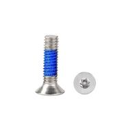 Lot de 10/20 vis à tête fraisée anti-desserrage en acier inoxydable M3/M4 304, fixation par vis à goupille(8mm,M4 10pcs)