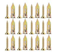 Lot de 10/200 chevilles autoperceuses for cloisons sèches, avec vis, kits métalliques sans perçage, for montage mural sécurisé à domicile(100PCS)