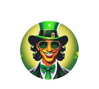 Lot de 10/24 désodorisants à suspendre Happy St Patrick's Day - Cartes rondes de parfum lavande pour intérieur de voiture