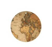 Lot de 10/24 désodorisants ronds à suspendre pour voiture Motif carte du monde Parfum lavande