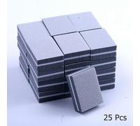 Lot de 10/25/50 pièces mini limes à ongles double face, éponges colorées, bandes de polissage pour vernis à ongles, outils de manucure