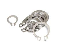 Lot de 10, 25 ou 50 circlips externes en acier inoxydable 304 GB894, M3 à M40, 65 mm, arbre de 3 à 40 mm, type C, clip de retenue de roulement, anneau élastique(304 stainless,M24 10pcs)