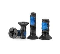 Lot de 10, 30 ou 50 vis à tête plate for boîtier d'ordinateur portable M2, M2.5, M3(50pcs,M2.5x8mm)