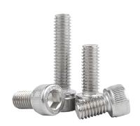 Lot de 10/5/1 vis à tête cylindrique à six pans creux en acier inoxydable 304 à filetage gauche(M5 x 35mm (5pcs))