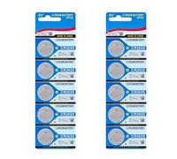 Lot de 10/5 piles CR2025 au lithium haute densité CR2025 3 V de longue durée dans de petits modèles
