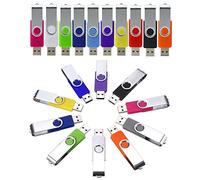 Lot de 10/50/100 clés USB pivotantes 32 Go 16 8 Go 4 Go 2 Go 1 Go 64 Mo