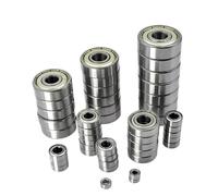 Lot de 10/50 petits roulements 2 mm, 3 mm, 4 mm, 5 mm, 6 mm, 7 mm, 8 mm, 9 mm, 10 mm, alésage 3 x 7 x 3 mm, 5 x 10 x 4 mm, 5 x 11 x 4 mm, 8 x 22 x 7 mm, 10 x 15 x 4 mm(10Pcs,2x5x2.5mm)