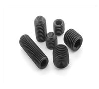 Lot de 10/50 vis sans tête M2 M2,5 M3 M3,5 M4 M5 M6 M8 DIN916 en alliage d'acier de qualité 12,9 à six pans creux (10 mm _ M2,5 50 pièces)