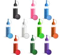 Lot de 10 à 100 g de poudre de couleur Rangoli - Dosage précis - Décoration de sol Kolam Diwali - Multicolore - Décoration d'intérieur - Diwali Mandala - Multicolore - Peinture au sable - Kit d'art