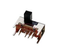 Lot de 10 à 100 interrupteurs à glissière à 8 broches, 3 positions, 2P3T, DP3T, bouton latéral, pédale droite, interrupteur à bascule, SK23D05(A,50PCS)