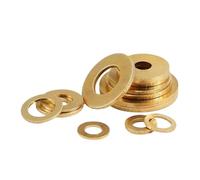 Lot de 10 à 100 joints plats en laiton M2 M2.5 M3 M4 M5 M6, entretoises métalliques, rondelles toriques, rondelles de trou(M4x10x0.5-50pcs)