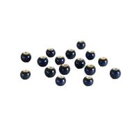 Lot de 10 à 100 perles rondes multicolores en céramique et porcelaine de 6 mm for bracelets et colliers, accessoires de fabrication de bijoux faits main(Sk-46,90pcs)
