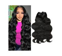 Lot de 10 à 28 pouces de cheveux humains vietnamiens vierges à double tirage, extensions de cheveux non traités, 1/3/4 pièces(24 26 26)