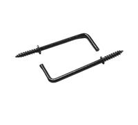 Lot de 10 à 30 crochets à vis autotaraudeurs à angle droit en forme de L for cadre photo, lampe, armoire, rideau(1-1/4",20pcs)