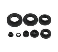 Lot de 10 à 300 rondelles en T en nylon noir et blanc, vis M2 à M16, joint de transistor en nylon, entretoise isolante, protecteur de filetage(Black,M3 T0-3(200pcs))