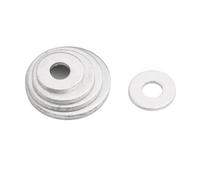 Lot de 10 à 50 rondelles plates en aluminium, joints d'étanchéité, bouchons d'huile, M15, M16, M17, M18, M20, M21, épaisseur 1, 1,5, 2, 3 mm.(M20x30x2mm,50Pcs)