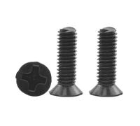 Lot de 10 à 55 vis cruciformes à tête plate en acier carbone M1-M6 for ordinateur portable(5mm,M1.6 55pcs)