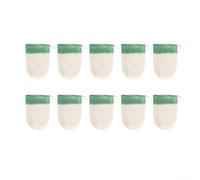 Lot de 10 abat-jours en forme de U pour lanternes Coleman à kérosène et propane - Pièce de rechange - Taille 21 - Ouverture (vert-grand)