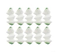 Lot de 10 abat-jours pliants triple couche compatibles avec Coleman Xuefeng GL 300A pour lampes à gaz, propane et lampes à kérosène (corde)