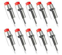 Lot de 10 abreuvoirs en acier inoxydable 1/2 NPT avec filtre à longue tige pour truies, porcelets