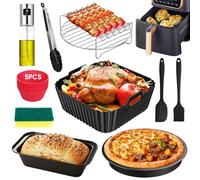 Lot de 10 accessoires Airfryer pour Philips série 2000 6,2 l NA230/7,2L HD9285, Ninja MAX PRO AF180EU, sans BPA COSORI Turbo Tower Pro Smart 10,8 l, accessoires de friteuse à air chaud pour