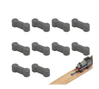 Lot de 10 accessoires de chemin de fer en bois pour rails Brio, rails en bois, connecteurs de rail de chemins de fer, connecteurs de train, connecteurs de piste, pour pont, rails, flèches