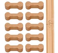 Lot de 10 accessoires de chemin de fer en bois, rails Brio, rails de chemin de fer en bois, connecteurs de rail pour jouets Lego, connecteur de train, réutilisables, kit de connecteurs universels pour