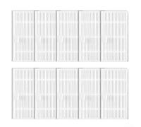 Lot de 10 accessoires de filtre à vide compatibles avec Cecotec-Conga 7490 Immortal et 8290 Immortal, plastique et papier filtre pour une poussière efficace, disponible en paquets de 4 ou 10