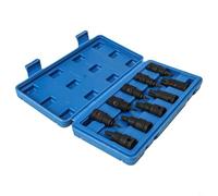 Lot de 10 adaptateurs de douille Torx de 1,27 cm pour tournevis, pour embout de tournevis T20-T70 avec acier au chrome vanadium de 55 mm pour clé et outils électriques