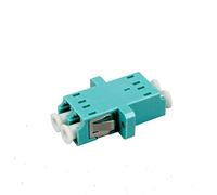 Lot de 10 adaptateurs de fibre optique LC LC vers LC Duplex om3 multimode - Connecteur femelle vers femelle - Pour OM1 OM2 OM3 OM4