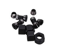 Lot de 10 adaptateurs de mandrin de serrage en carbure de bois pour fraises de défonceuse à graver et à tailler 6 mm/8 mm