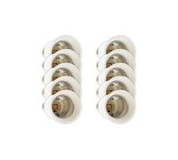 Zenitech - Lot de 10 adaptateurs douille E14/E27