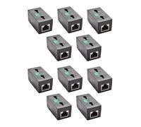 Lot de 10 adaptateurs répartiteurs d'injecteurs PoE passifs RJ45 10 M/100 Mbp, 5 V-48 V/2 A