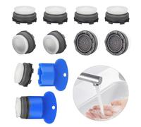 Lot de 10 aérateurs pour robinets M23.5 Mousseur Robinet, M24 Filtre de Robinet, Aérateur Robinet M23,5 pour Robinets avec 2 clé aérateurs de robinet intégrés, Convient à La Plupart Des Robinets
