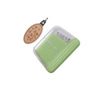 Lot de 10 aiguilles à coudre avec étui et enfile-aiguille en acier inoxydable à gros chas pour aiguille à main