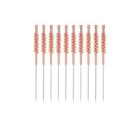 Lot de 10 Aiguilles d'acupuncture réutilisable en métal - 0.60 x 25 mm