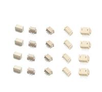 Lot de 10 aiguilles d'angle SH/1,25/ZH/PH/XH 1,0/1,25/1,5/2,0/2,54 mm Boîtier horizontal/vertical 2/3/4/5/6/7/8/9/10P (horizontal, XH2,54_10P)