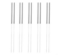 Lot de 10 aiguilles de nettoyage de buse en acier inoxydable 0,2 mm pour imprimantes 3D - Outil de nettoyage pour extrémité chaude, engrenage d'alimentation et air difficile à atteindre