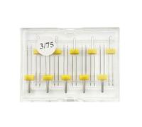 Lot de 10 aiguilles doubles pour machine à coudre domestique - Taille multiple