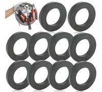 Lot de 10 aimants en ferrite avec trou - 45 mm x 22 mm x 8 mm - Résistant pour l'industrie, le bricolage, les travaux manuels et les projets scientifiques